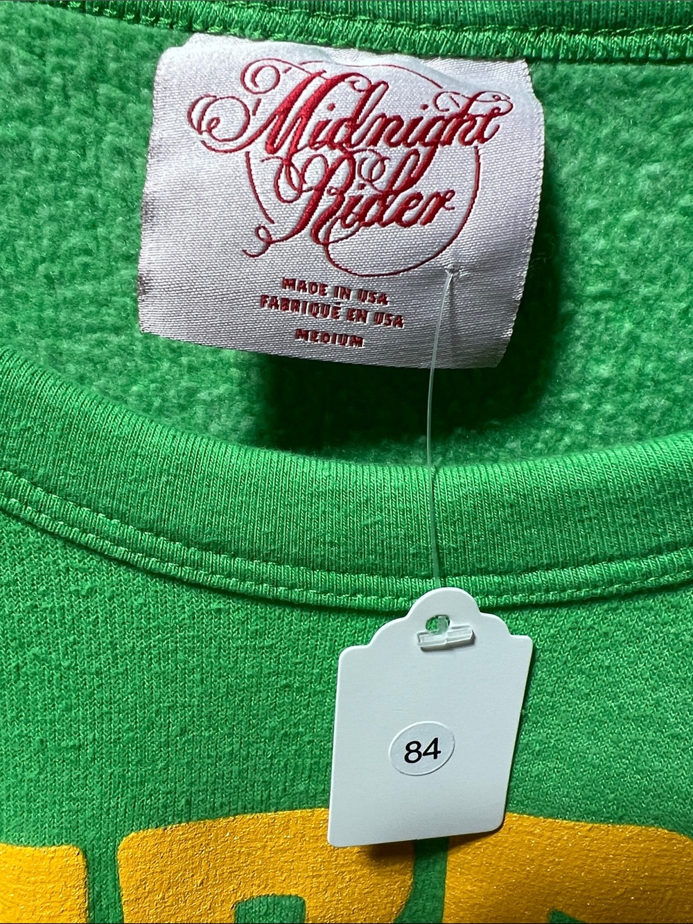 Midnight Rider Green Libra Graphic Crewneck Sweatshirt - Picture 2 of 4